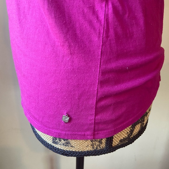 Fabletics Mariela tie back Tank Top Raspberry/Magenta/Pink XS Extra Small Yoga - Picture 4 of 10